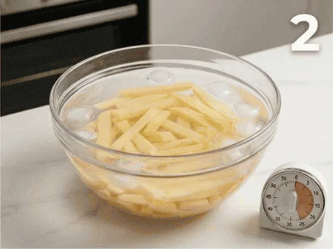 Шаг 2: Золотистый картофель фри в аэрогриле (Healthy Fries)